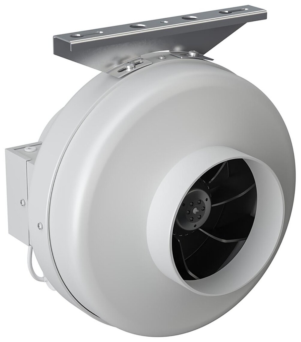 Вентилятор канальный центробежный Era Cyclone D160 мм 57 дБ 680 м3/ч цвет белый - фото №2