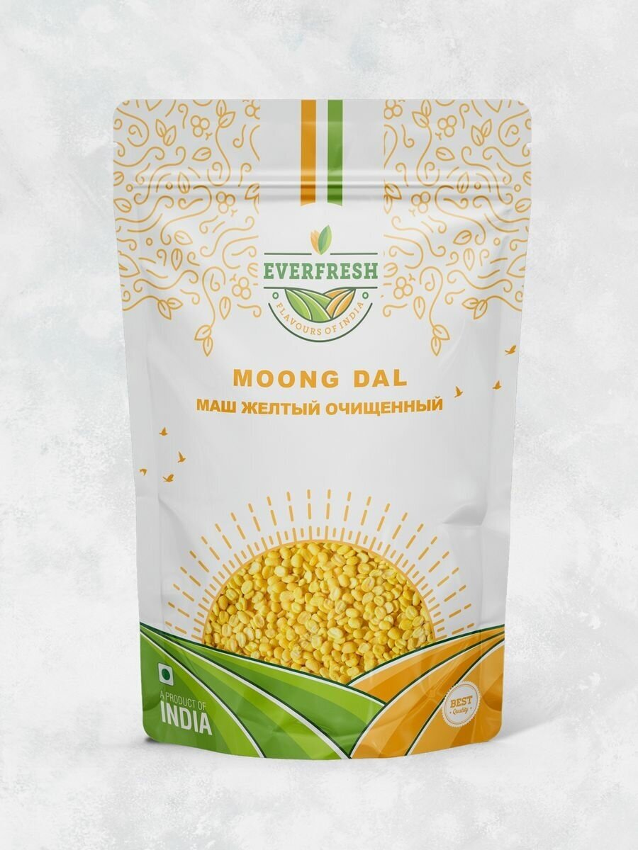 Маш желтый очищенный (Moong Dal) Everfresh, 500 г