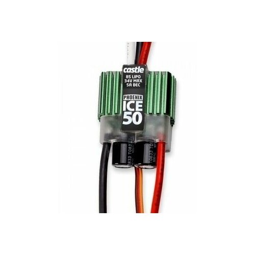 Авиамодельный регулятор оборотов Phoenix Ice 50 BEC ESC 3-8S для бесколлекторных двигателей