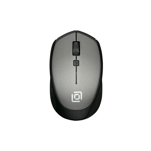 Мышь Oklick 488MW черныйсерый оптическая 1600dpi беспроводная USB для ноутбука 4but 1196571 221000₽