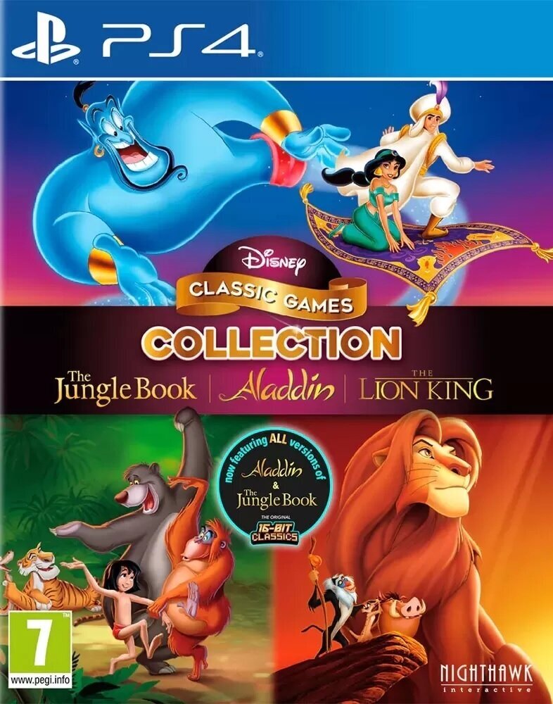 Disney Classic Games: The Jungle Book Aladdin & The Lion King [PS4 английская версия]