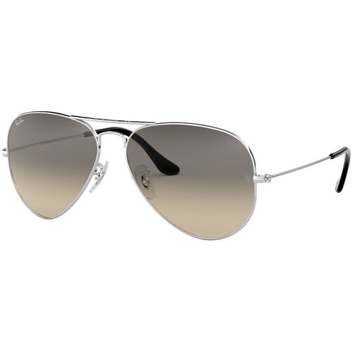 солнцезащитные очки ray ban ray ban rb 3025 003 32 rb 3025 003 32 серый серебряный Солнцезащитные очки Ray-Ban, серебряный