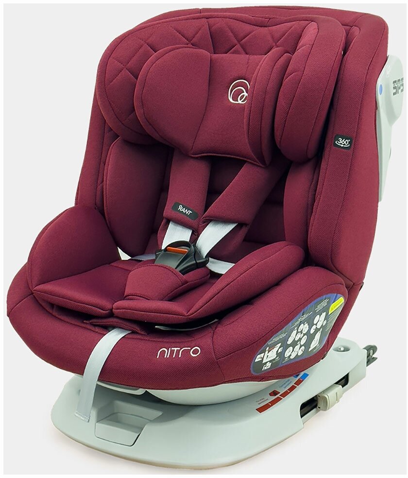 Автокресло Rant NITRO, isofix, группа 0+-1-2-3, 0-36 кг, Red (UB619)