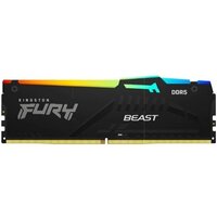 Оперативная память KINGSTON DDR5 16Gb 4800MHz pc-38400 Fury Beast RGB Black CL38 (KF548C38BBA-16)