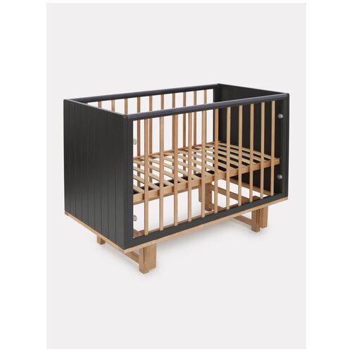 Кровать детская Rant Bamboo маятник продольного качания в комплекте арт.768, Moon Grey