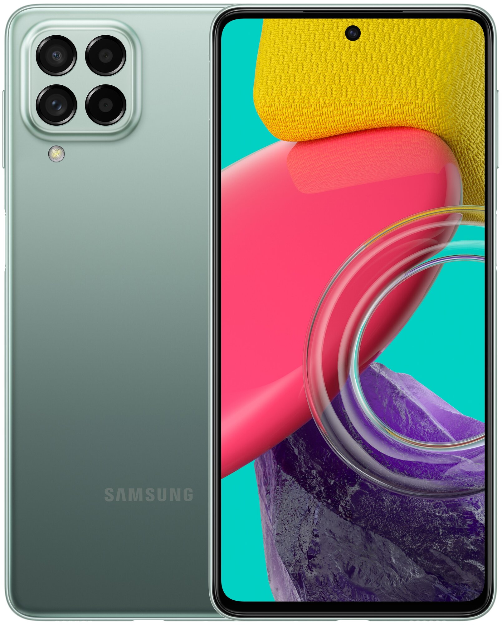 Смартфон Samsung Galaxy M53 8/256 ГБ, Dual nano SIM, зеленый