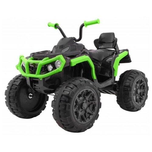 фото Детский квадроцикл grizzly atv green/black 12v с пультом управления - bdm0906