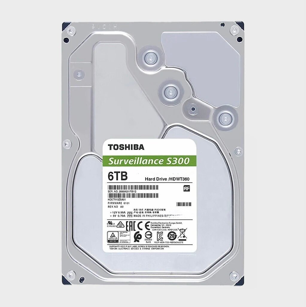 6TB Surveillance S300 (HDWT860UZSVA/HDKPB06Z0A01S) {SATA 60Gb/s 5400 rpm 256Mb buffer 35" для видеонаблюдения}