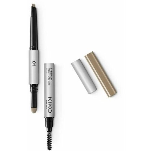 KIKO MILANO Карандаш и пудра для бровей Eyebrow Multitasker 3-in-1 (01 Light Blonds)