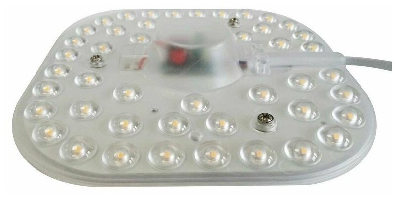 Модуль светодиодный для светильника / Источник освещения 220В Квадратный LED 18Вт 4000К 145x145мм IP20 - фотография № 1