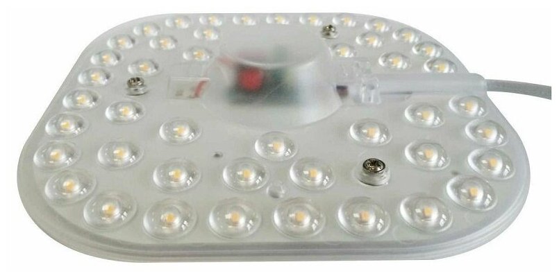 Модуль светодиодный для светильника / Источник освещения 220В Квадратный LED 18Вт 4000К 145x145мм IP20