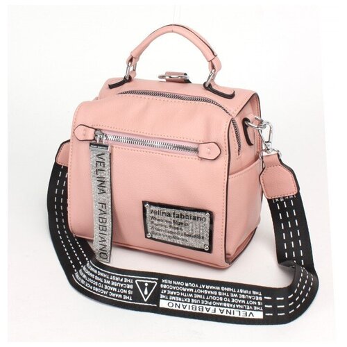 фото "сумка женская искусственная кожа vf-592054-6 (рюкзак-мини change), 1отд, 2внут+4внеш/карм, розовый sale 235801" velina fabbiano