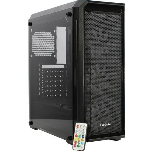 Корпус Exegate i3 NEO Black sst ml06b milo ml 06 компактный sff mini dtx mini itx usb 3 2 gen1 type a