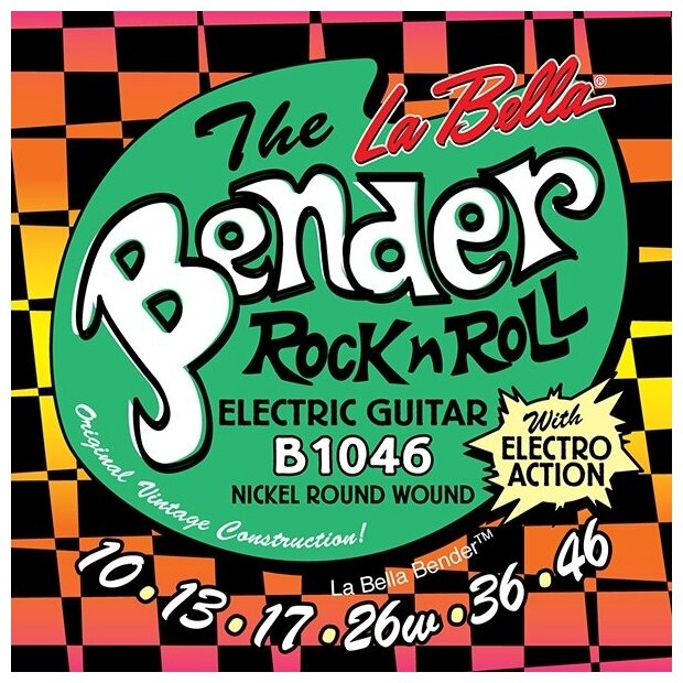 Струны для электрогитары 10-46 La Bella B1046 The Bender