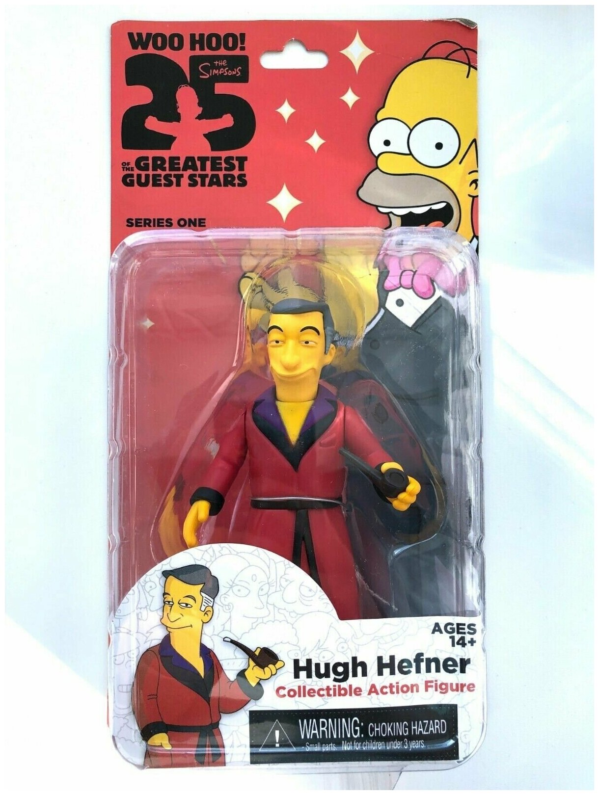 Фигурка Хью Хефнер серия 1 Симпсоны 25-летие NECA The Simpsons 25th Anniversary Series 1 Hugh Hefner — фото 1