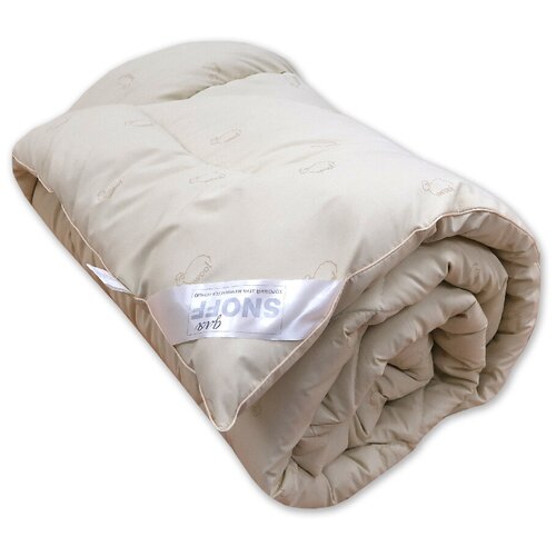 Одеяло Для Snoff Овечья шерсть облегченное 140x205cm 95336