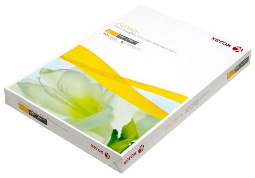 Бумага для цветной лазерной печати Xerox 003R98854 Colotech Plus (А3, 160г, 170% CIE) 250 листов