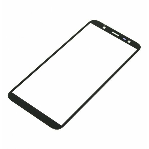 Стекло модуля для Samsung J810 Galaxy J8 (2018) черный, AA силиконовый чехол silicone case для samsung j810 galaxy j8 2018 a605 galaxy a6 2018 белый