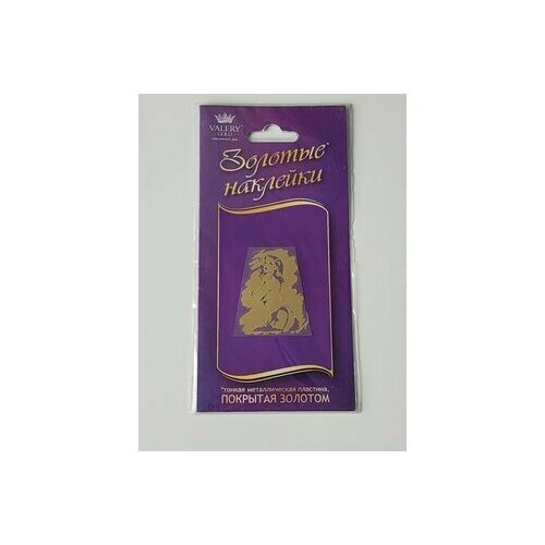 Стикер на телефон золотой 