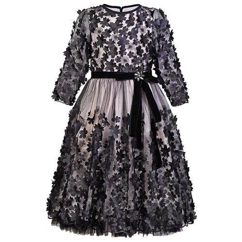 Платье для девочки Aletta AL999542 черного цвета 6 лет