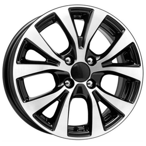фото Диск k&k кс685 6x15/4x100 d54.1 et48 алмаз чёрный