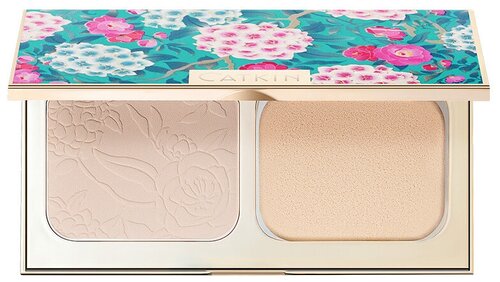 CATKIN Пудра компактная Floral-Like Pressed Powder 01 matte light