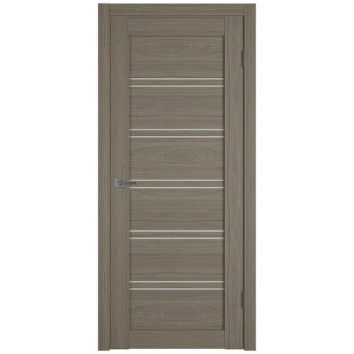 Межкомнатная дверь экошпон Atum Pro 28 White Cloud, Brun Oak 2000*900.Комплект (полотно,коробка,наличник)