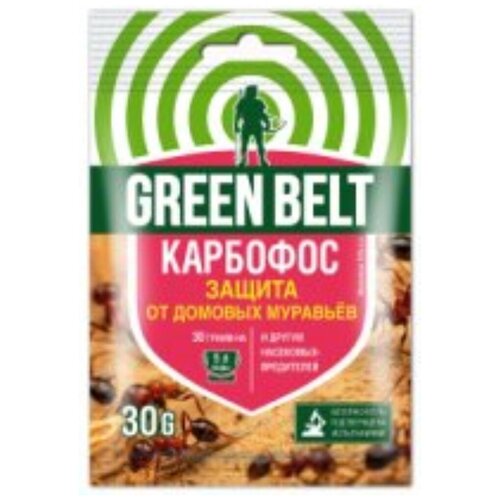 Карбофос 30г Грин Белт (от муравьев, клопов и других насекомых) 10/200 ТЭ 00000007089