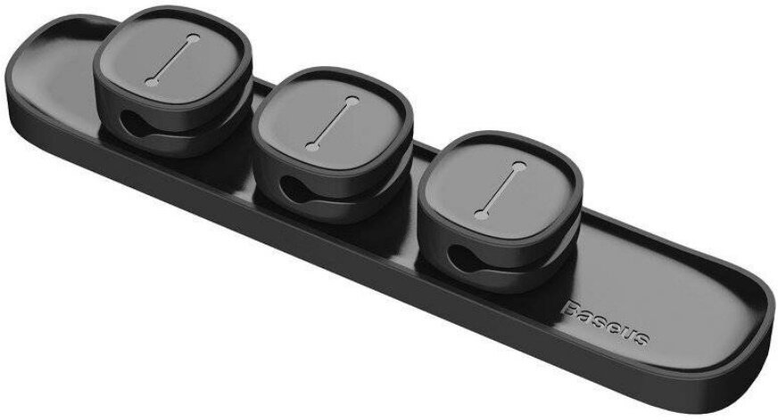 фото Держатель для кабеля Baseus ACWDJ-01, черный