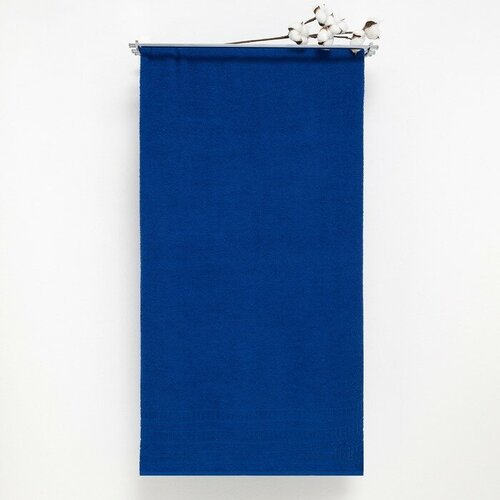 ДМ-люкс Полотенце махровое Fortuna, цвет синий, размер 70х130, 100% хлопок, 270 гр