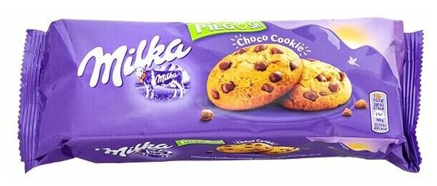 Печенье Milka Choco & Cookie с шоколадной крошкой 135 гр.