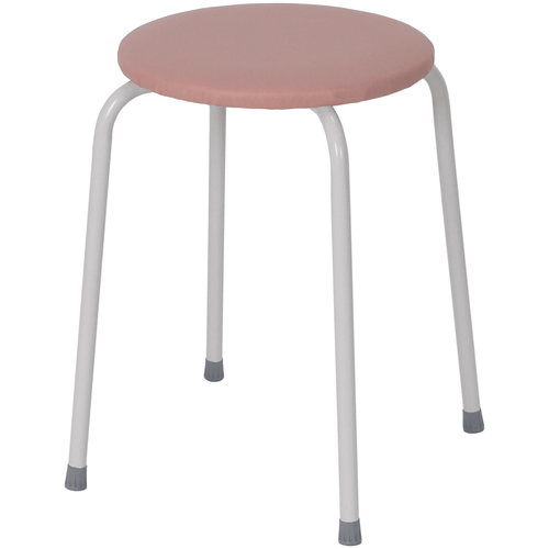 фото Табурет зми пенек крепкий 220 (т 266), металл/искусственная кожа, цвет: пыльная роза
