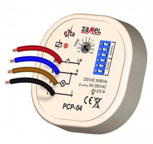 Zamel Реле времени многофункциональное 16А IP40 в монтаж. кор. д60 (арт. PCP-04)