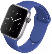 Силиконовый ремешок для Apple Watch 38/40/41 mm, синий, размер s/m
