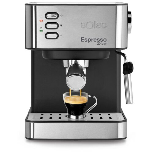 Кофемашина Solac CE4481 Espresso серебристыйчерный 1090000₽