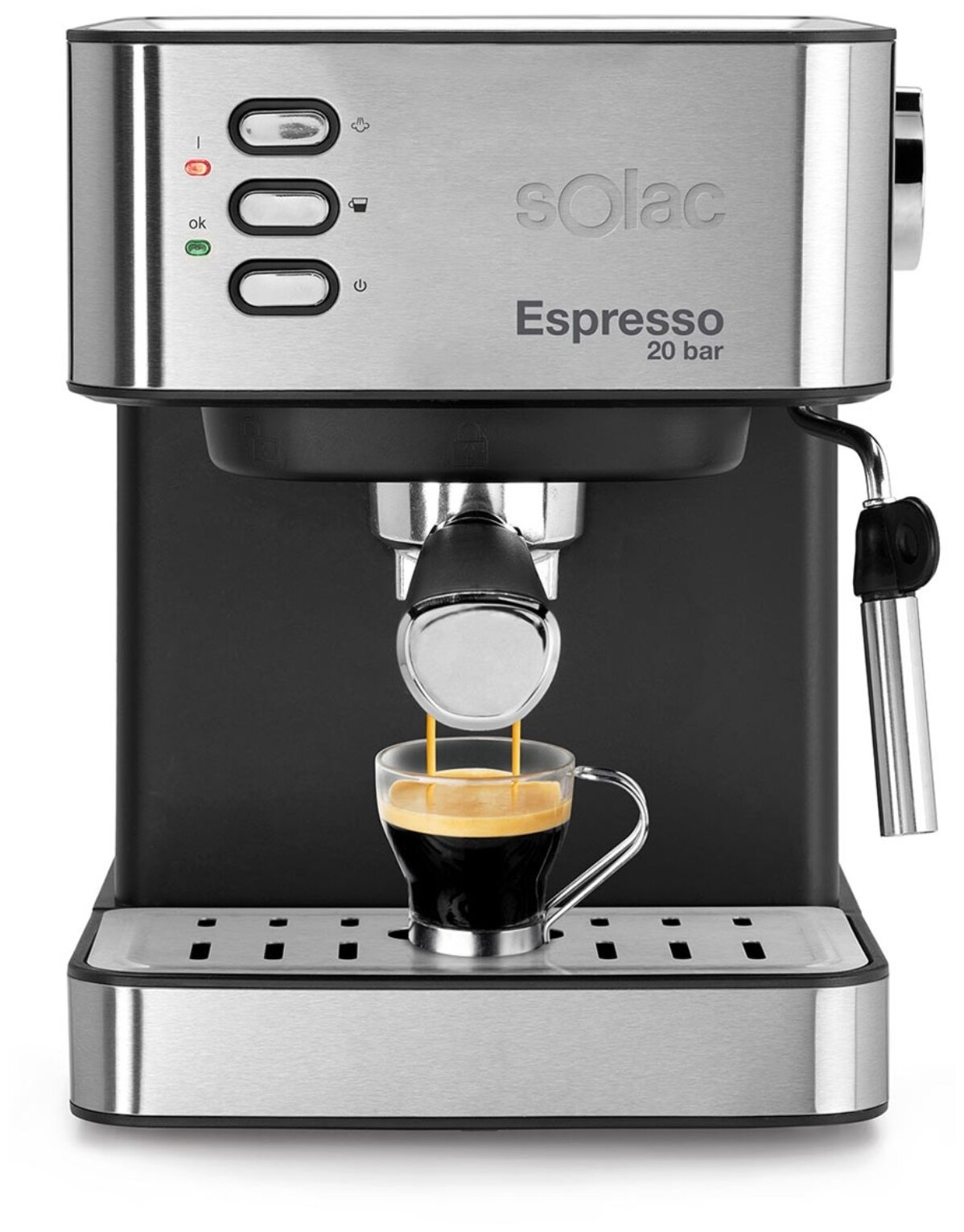 Кофеварка рожковая Solac Espresso 20 Bar