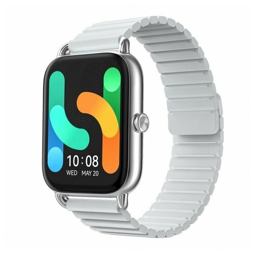 Смарт часы Xiaomi Haylou RS4 Plus Smartwatch Metal Strap Silver