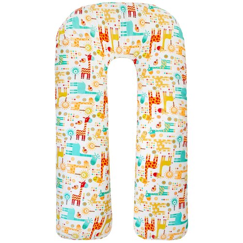 фото Наволочка к подушке для беременных amarobaby u-образная 340х35 (жирафики)