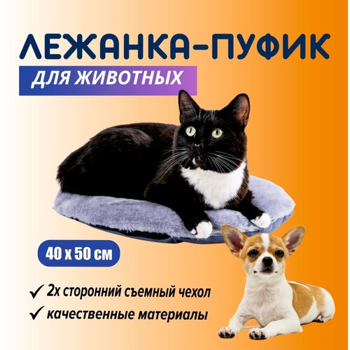 Лежанка-пуфик для животных 50Х40см серии оптима 380₽