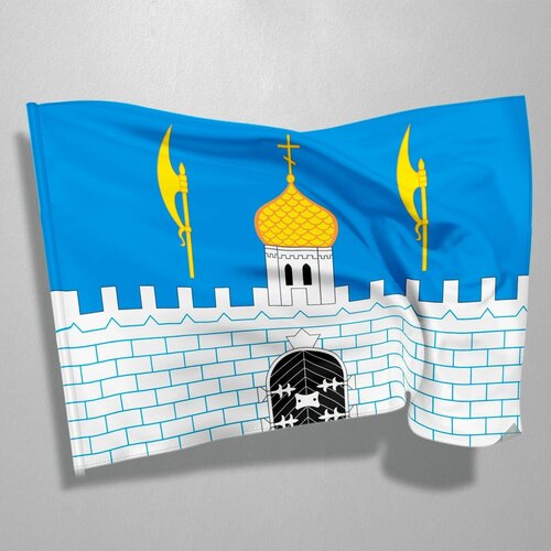 флаг города сергиев посад 135х90 см Флаг Сергиева Посада / Флаг города Сергиев Посад / 90x135 см.