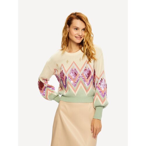 ONLY, пуловер женский, Цвет: светло-бежевый/HUMUS, размер: XS