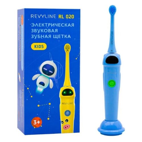 Звуковая электрическая зубная щетка Revyline RL 020 Kids синяя 479000₽