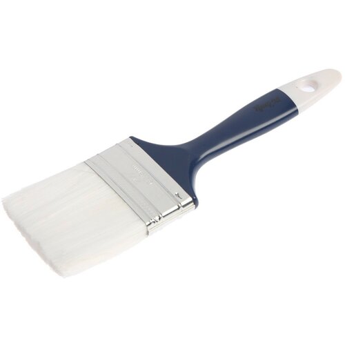 Кисть плоская искусственная щетина пластиковая рукоятка 25 63 мм 334₽