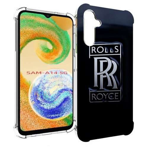 Чехол MyPads Rolls-Royce-ролс-ройс-3 мужской для Samsung Galaxy A14 4G/ 5G задняя-панель-накладка-бампер чехол mypads rolls royce ролс ройс 1 для realme c33 4g задняя панель накладка бампер