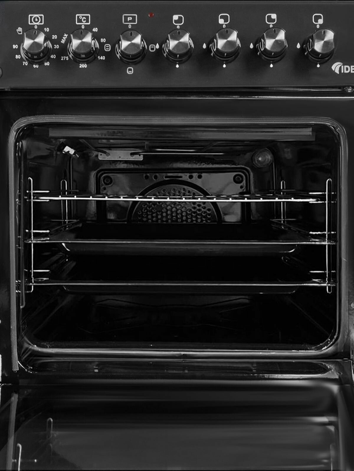 Кухонная плита iDeaL L 200 черный - фотография № 4