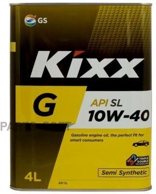 KIXX L531644TE1 Масо моторное Kixx G SL 10W-40 (Gold) /4 мет.