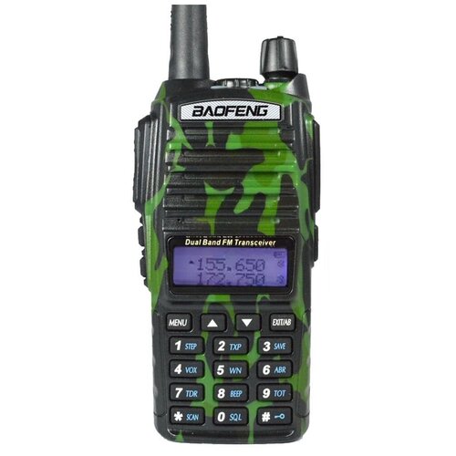 Рация Baofeng UV-82 5W 2 режима мощности зелeный 212000₽