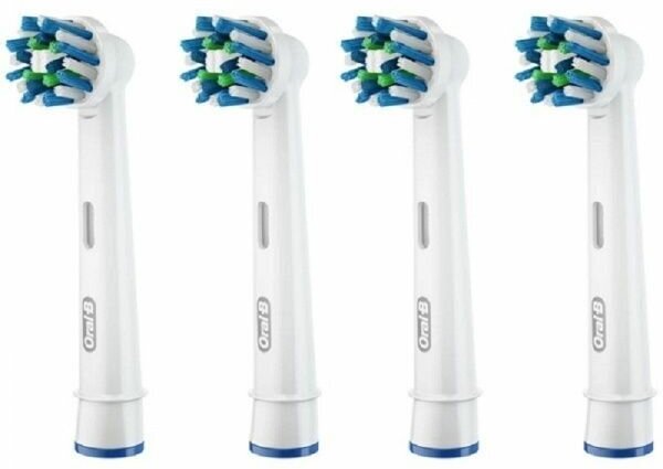 Braun Oral-B EB50-4BRB (4210201353430) Насадка Cross Action для зубной щетки 4шт, белые - фотография № 2