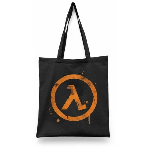 фото Сумка-шоппер унисекс каждому своё "half-life/гордон фримен" черная