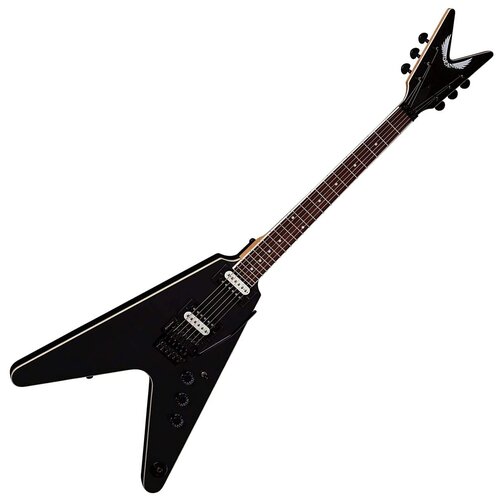 Dean VX F BKS электрогитара, 22 лада, 24 3/4', HH, 2V+1T, Floyd Rose, цвет черный
